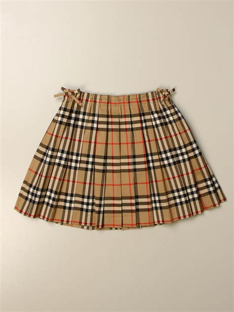 burberry slirt|Burberry pleated girls skirts.